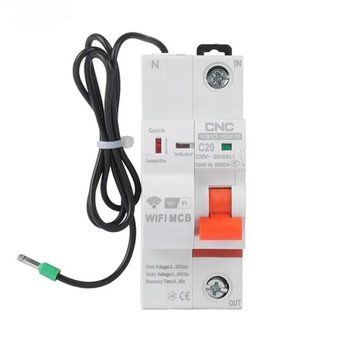 Модульные по авт. выключатели с блоком дист. управление (wi-fi/GSM) серии YCB9ZF, с регулировкой ток